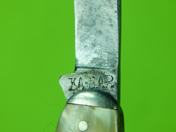 Antique Old US KA-BAR KABAR 2 Blade Folding Pocket Knife – ANTIQUE &  MILITARY FROM BLACKSWAN