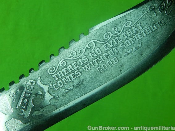 Mexican Saw Back Engraved Knuckle Fighting Knife – ANTIQUE & MILITARY FROM  BLACKSWAN