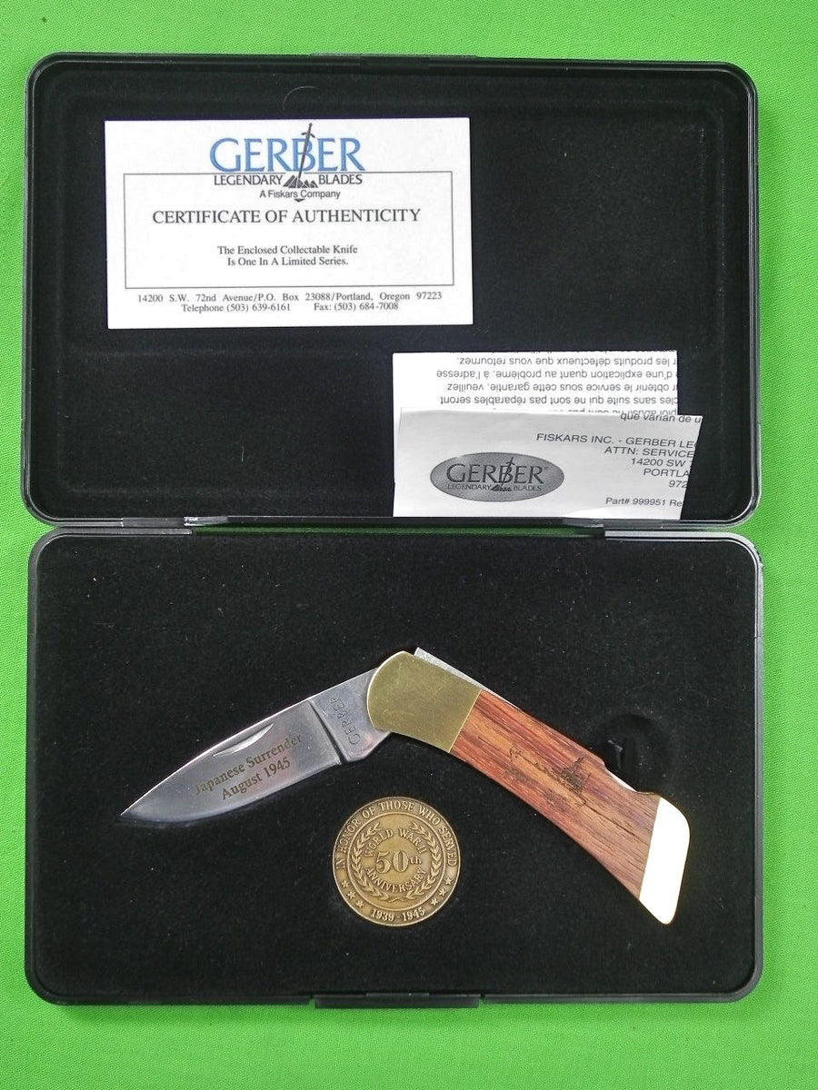 ナイフ 折り畳み ガーバー GERBER WORLD WAR2 50YEAR COMMEMORATIVE 