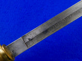 German WW1 M1871 Garde Du Corps Engraved Jager Hirschfanger Sword Dress Bayonet