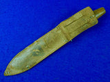 RARE British English Canada Canadian WW2 FAIRBAIRN SYKES Fighting Knife Sheath