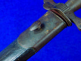 German Germany French France WW1 Hunting Dagger Knife Short Sword w/ Scabbard