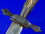 German Germany French France WW1 Hunting Dagger Knife Short Sword w/ Scabbard