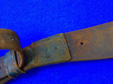 Antique US WW1 Rock Island Arsenal RIA 1914 Dated  Leather Sling Strap