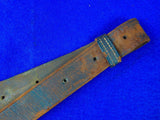 Antique US WW1 Rock Island Arsenal RIA 1914 Dated  Leather Sling Strap