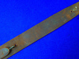 Antique US WW1 Rock Island Arsenal RIA 1914 Dated  Leather Sling Strap