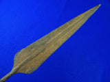 Antique Old Africa African 19 Century Spear