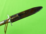 Antique British Civil War A.W. PAYNE Manhattan Works Sheffield Knife Dagger Dirk