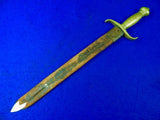 Antique German Germany Pre WW1 Artillery Short Sword w/ Scabbard