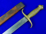 Antique German Germany Pre WW1 Artillery Short Sword w/ Scabbard 