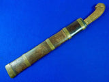 Antique Old Indonesia Indonesian Short Sword Knife w/ Scabbard