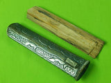 Antique Old Tibetan Tibet Bhutan Phurbu Dagger Knife w/ Scabbard