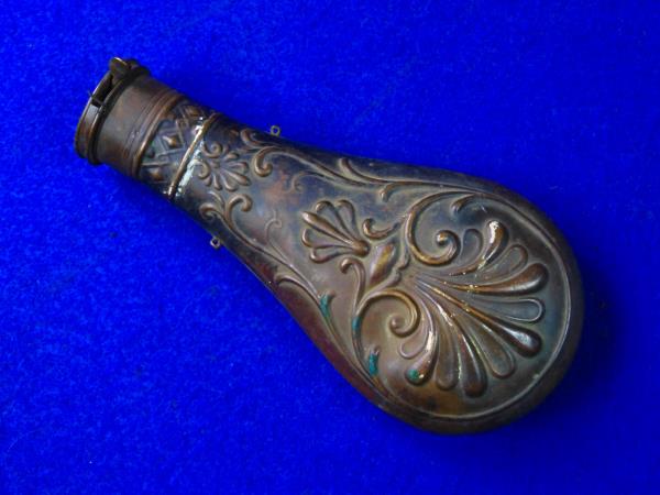 Antique Old 19 Century US Civil War Powder Flask – ANTIQUE & MILITARY FROM  BLACKSWAN