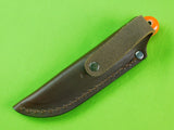 Blind Horse Knives Orange Handle Friends of NRA Knife w/ Sheath