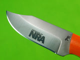 Blind Horse Knives Orange Handle Friends of NRA Knife w/ Sheath