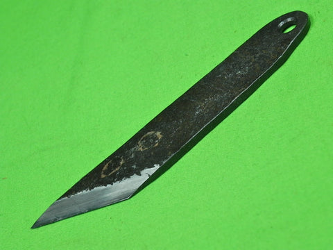 Ecos Knives Small Kiridashi Knife Brown Cord With Kydex Sheath