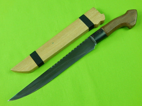 Custom Handmade Philippines Philippine Fighting Knife w/ Scabbard