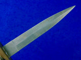 Old Custom Made Handmade Stiletto Silver Fighting Knife