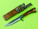 Custom Handmade Tanto Fighting Knife w/ Scabbard