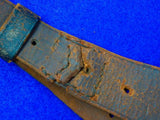 Antique US WW1 Rock Island Arsenal RIA 1914 Dated  Leather Sling Strap