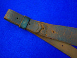 Antique US WW1 Rock Island Arsenal RIA 1914 Dated  Leather Sling Strap