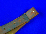 Antique US WW1 Rock Island Arsenal RIA 1914 Dated  Leather Sling Strap