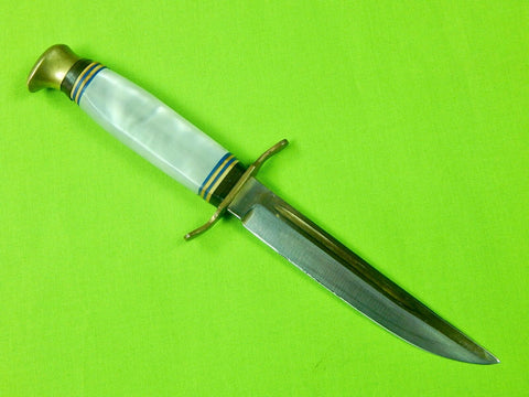 Knife Set European Mop Handle 1940s Stahl Bronce German Fruit Knives Mother  of Pearl Handles- Set of 5