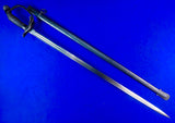 German Germany Antique Old WW1 Officer's Sword w/ Scabbard Blade marked: WK&C