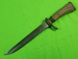 German Germany WW2 Fighting Hunting Stag Sword Blade Knife & Scabbard