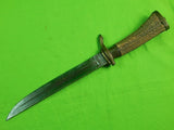 German Germany WW2 Fighting Hunting Stag Sword Blade Knife & Scabbard