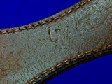 German Germany WW2 Mauser K98 Bayonet Knife Leather Frog Marked *