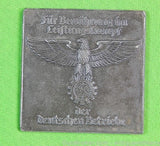 German Germany WWII WW2 Table Medal Plaque Box