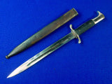 German Germany WW2 Fireman's Dress Dagger Knife w/ Scabbard