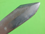 RARE Vintage US Colonial (?) Huge Folding Pocket 2 Blade Knife Saw