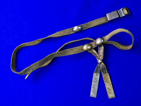 Imperial Russian Russia Caucasian Cossack WW1 Antique Kindjal Sword Leather Belt
