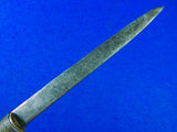 RARE Antique Old Indonesia Indonesian Silver Handle Fighting Knife