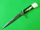 Vintage Custom Hand Made Italian WW2 Style Large Fighting Knife