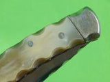 US 1999 Custom Hand Made MIKE WILSON Large Folding Pocket Hunting Knife