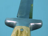 RARE Vintage US Custom Handmade R.H. Rudy RUANA Model 29A M Marked Stag Knife