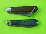 Set of 2 Vintage US CAMILLUS and KLEIN TOOLS Knife