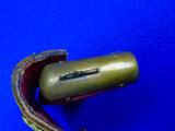 Spanish Spain Antique 19 Century Pre WW1 Ammo Pouch w/ Shoulder Belt