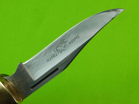 US 1977 Case XX Stainless 3 Dot Shark Tooth P197 L SSP Folding 