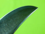 US Custom Made Handmade Lukus Hurt Hunting Knife w/ Sheath