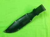 US Custom Made Steier Bowie Fighting Hunting Knife & Sheath