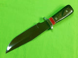 US Custom Made Steier Bowie Fighting Hunting Knife & Sheath