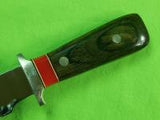 US Custom Made Steier Bowie Fighting Hunting Knife & Sheath