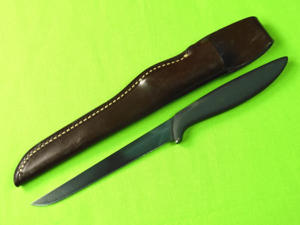 Vintage US Gerber Muskie Fish Fillet Fishing Knife w/ Sheath – ANTIQUE &  MILITARY FROM BLACKSWAN