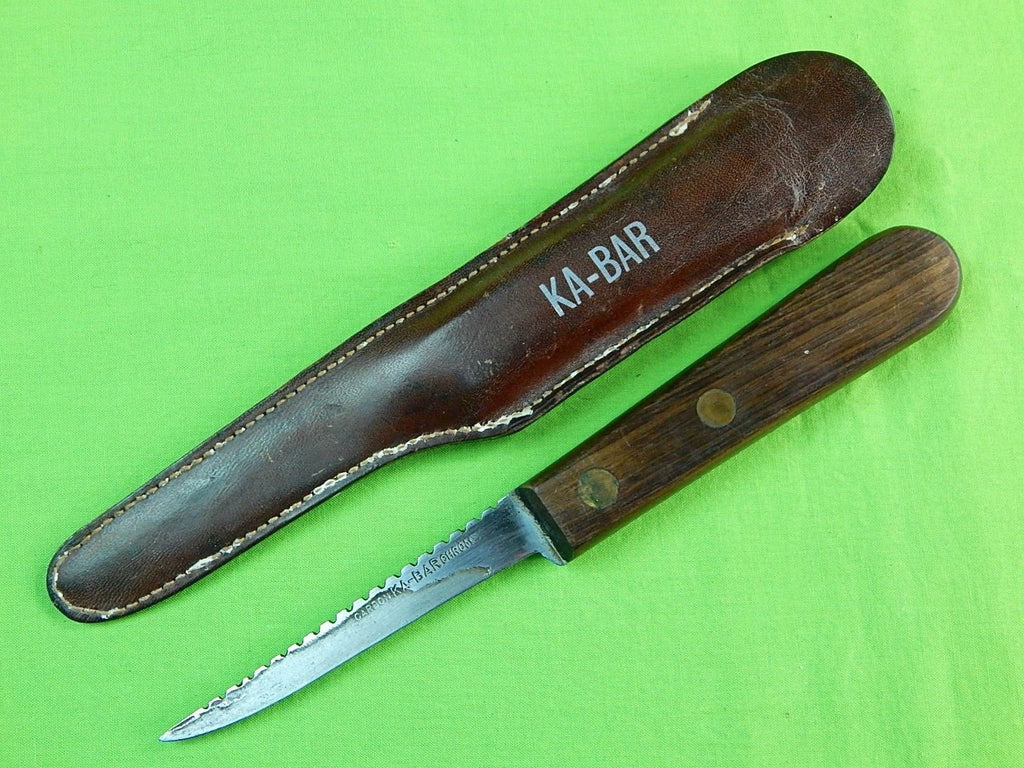 Vintage US KA-BAR KABAR Fishing Fish Knife & Sheath – ANTIQUE