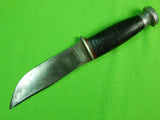 RARE Old Vintage US WESTERN STATES Cutlery Fighting Knife w/ Sheath