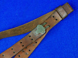 US WW1 Model 1907 Milsco 1943 Model 1903 Rifle Leather Sling